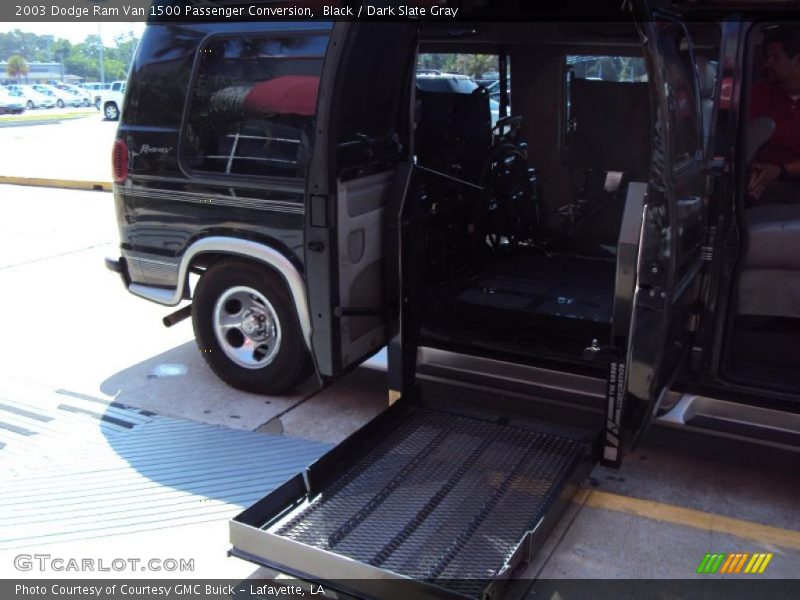 Black / Dark Slate Gray 2003 Dodge Ram Van 1500 Passenger Conversion