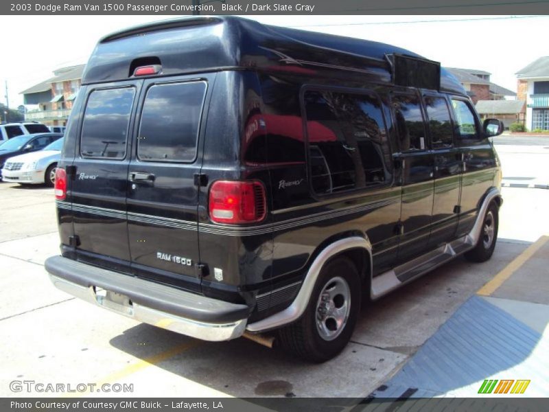 Black / Dark Slate Gray 2003 Dodge Ram Van 1500 Passenger Conversion