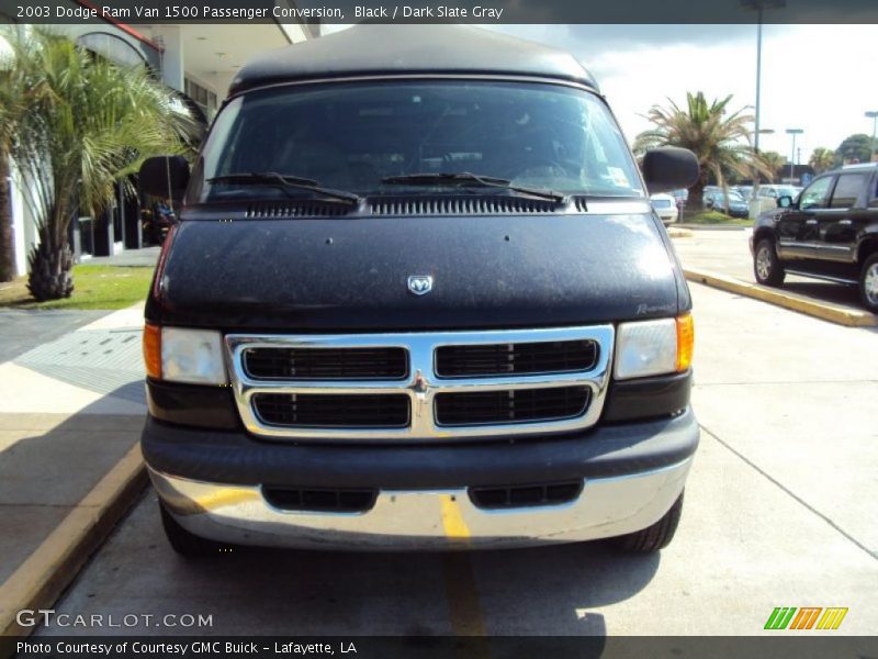 Black / Dark Slate Gray 2003 Dodge Ram Van 1500 Passenger Conversion