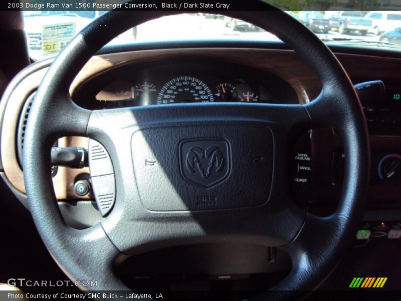 Black / Dark Slate Gray 2003 Dodge Ram Van 1500 Passenger Conversion