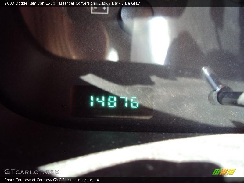 Black / Dark Slate Gray 2003 Dodge Ram Van 1500 Passenger Conversion