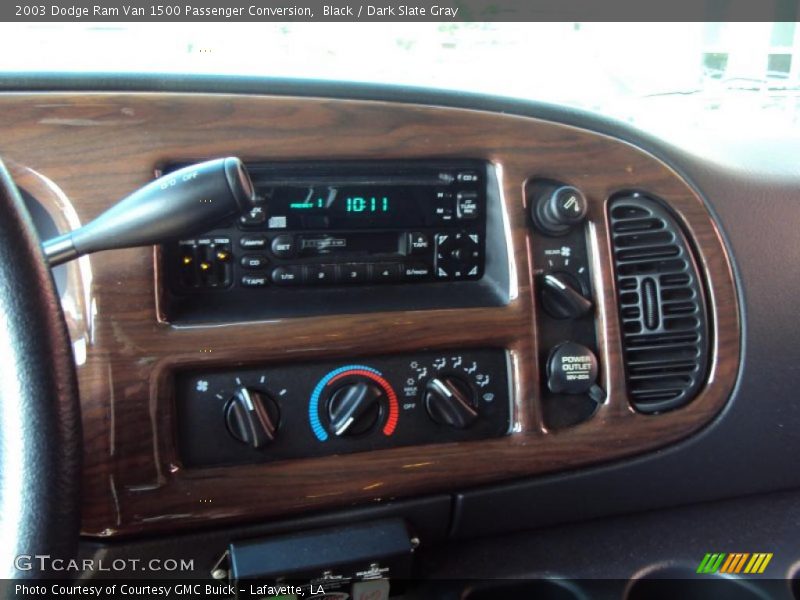 Black / Dark Slate Gray 2003 Dodge Ram Van 1500 Passenger Conversion