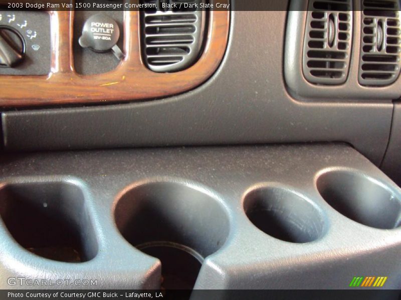 Black / Dark Slate Gray 2003 Dodge Ram Van 1500 Passenger Conversion