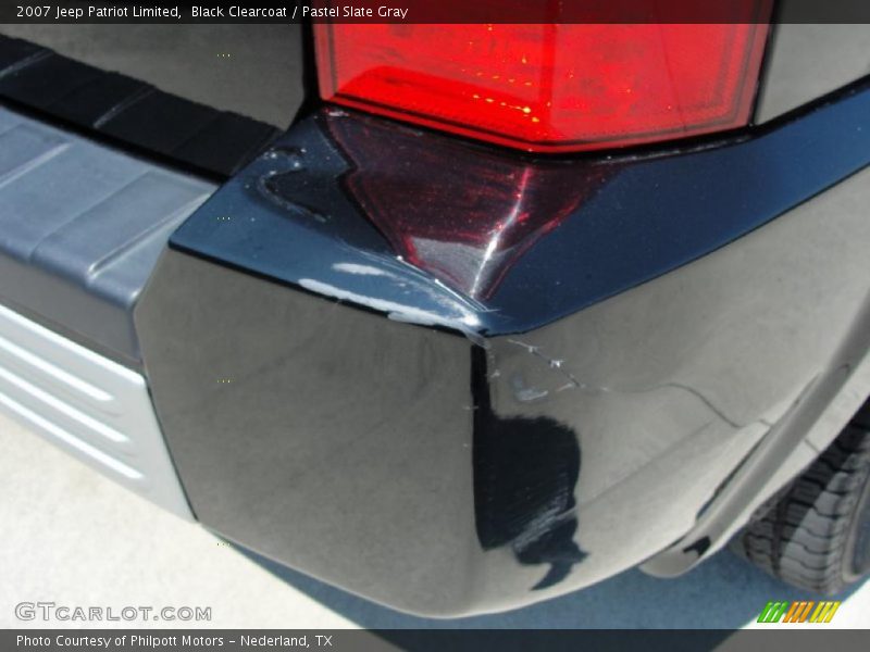 Black Clearcoat / Pastel Slate Gray 2007 Jeep Patriot Limited