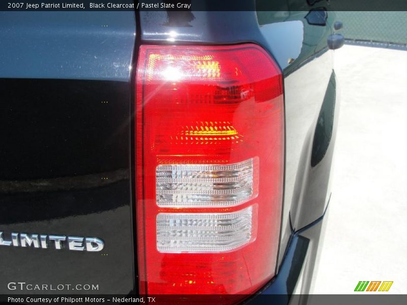 Black Clearcoat / Pastel Slate Gray 2007 Jeep Patriot Limited
