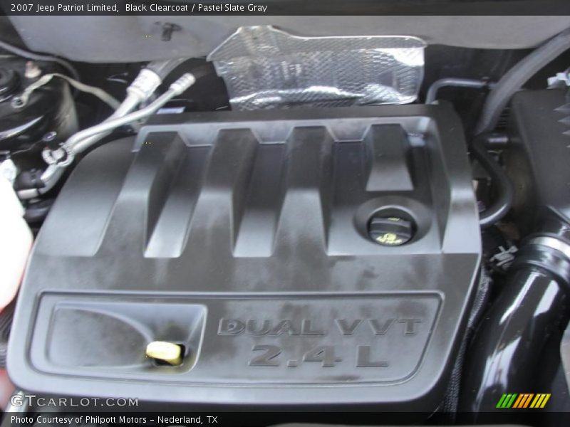 Black Clearcoat / Pastel Slate Gray 2007 Jeep Patriot Limited