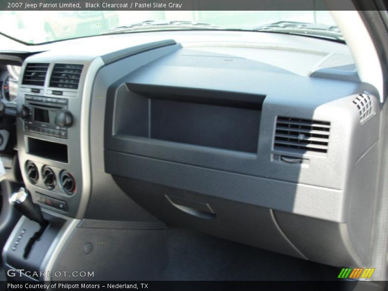 Black Clearcoat / Pastel Slate Gray 2007 Jeep Patriot Limited