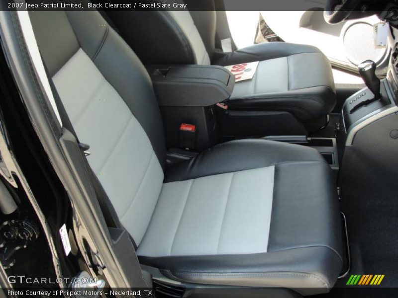 Black Clearcoat / Pastel Slate Gray 2007 Jeep Patriot Limited