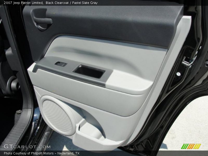 Black Clearcoat / Pastel Slate Gray 2007 Jeep Patriot Limited
