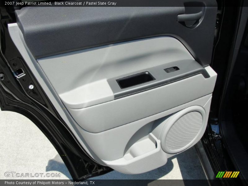 Black Clearcoat / Pastel Slate Gray 2007 Jeep Patriot Limited