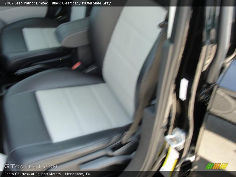 Black Clearcoat / Pastel Slate Gray 2007 Jeep Patriot Limited
