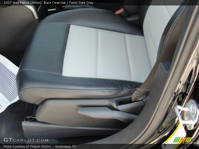 Black Clearcoat / Pastel Slate Gray 2007 Jeep Patriot Limited