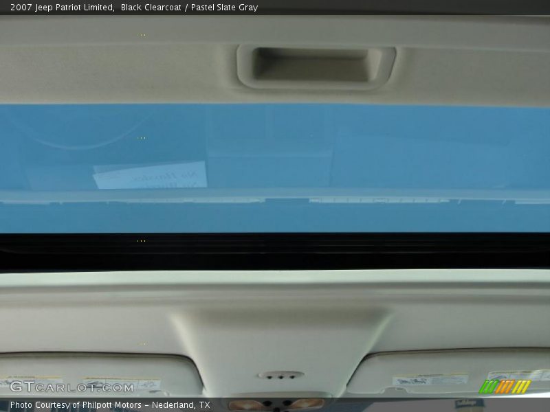 Black Clearcoat / Pastel Slate Gray 2007 Jeep Patriot Limited