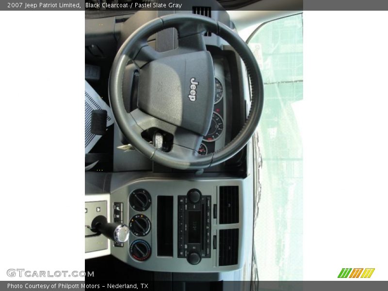 Black Clearcoat / Pastel Slate Gray 2007 Jeep Patriot Limited