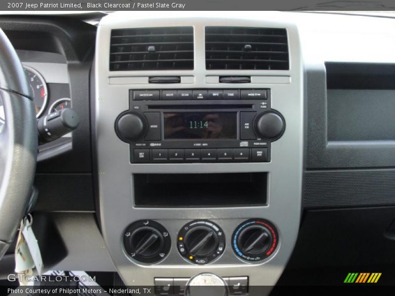 Black Clearcoat / Pastel Slate Gray 2007 Jeep Patriot Limited