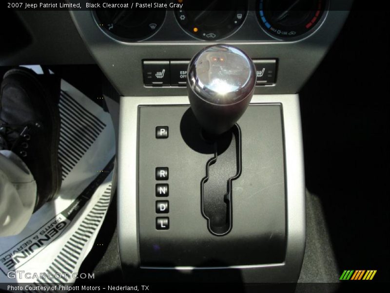 Black Clearcoat / Pastel Slate Gray 2007 Jeep Patriot Limited