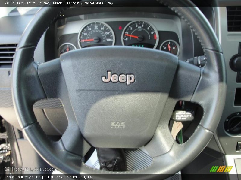 Black Clearcoat / Pastel Slate Gray 2007 Jeep Patriot Limited