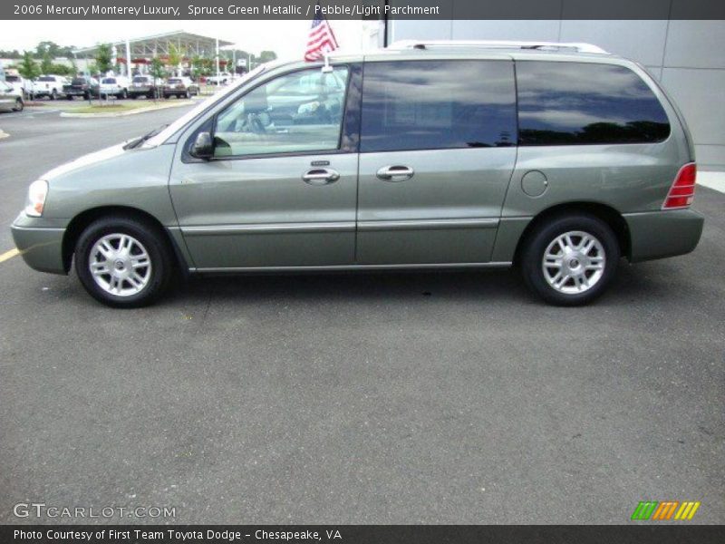 Spruce Green Metallic / Pebble/Light Parchment 2006 Mercury Monterey Luxury