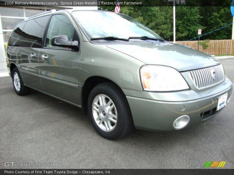 Spruce Green Metallic / Pebble/Light Parchment 2006 Mercury Monterey Luxury