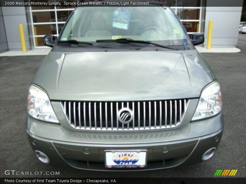 Spruce Green Metallic / Pebble/Light Parchment 2006 Mercury Monterey Luxury