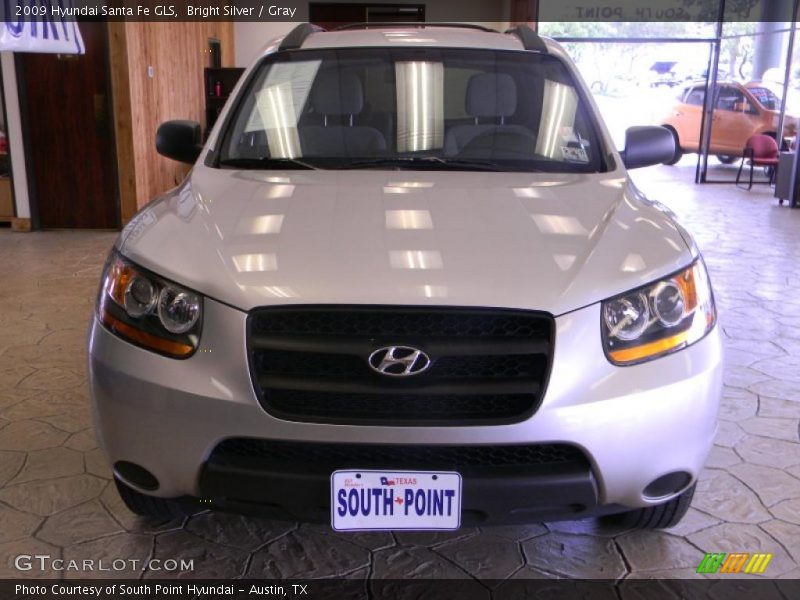 Bright Silver / Gray 2009 Hyundai Santa Fe GLS