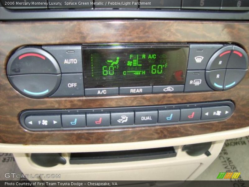 Spruce Green Metallic / Pebble/Light Parchment 2006 Mercury Monterey Luxury