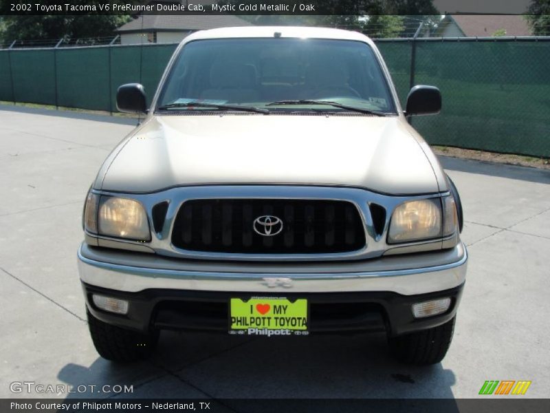 Mystic Gold Metallic / Oak 2002 Toyota Tacoma V6 PreRunner Double Cab