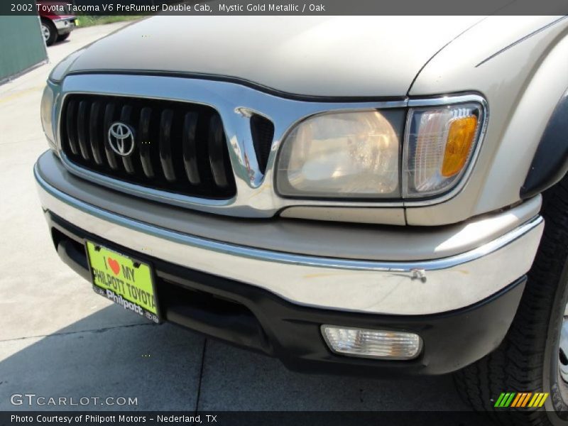 Mystic Gold Metallic / Oak 2002 Toyota Tacoma V6 PreRunner Double Cab