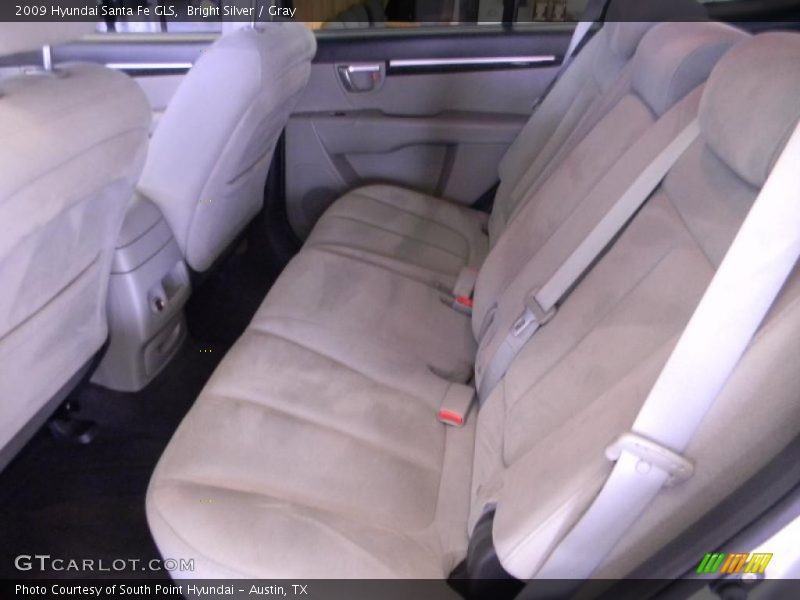 Bright Silver / Gray 2009 Hyundai Santa Fe GLS