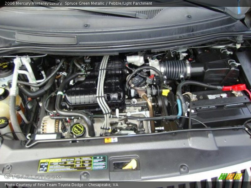 Spruce Green Metallic / Pebble/Light Parchment 2006 Mercury Monterey Luxury
