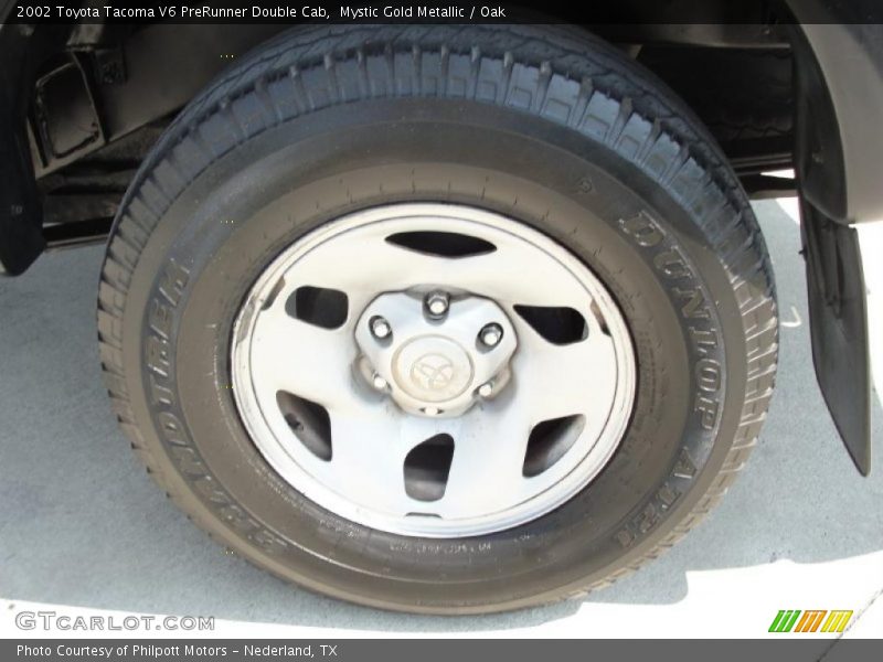 Mystic Gold Metallic / Oak 2002 Toyota Tacoma V6 PreRunner Double Cab