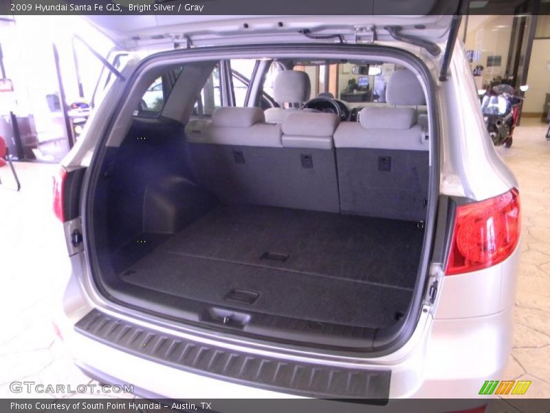 Bright Silver / Gray 2009 Hyundai Santa Fe GLS
