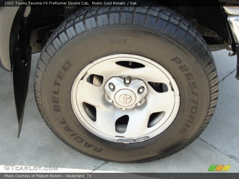 Mystic Gold Metallic / Oak 2002 Toyota Tacoma V6 PreRunner Double Cab