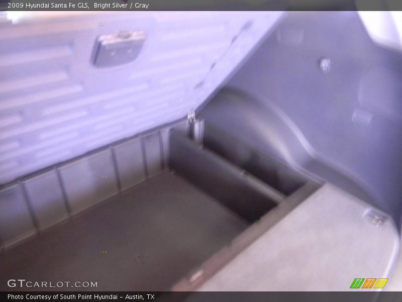 Bright Silver / Gray 2009 Hyundai Santa Fe GLS