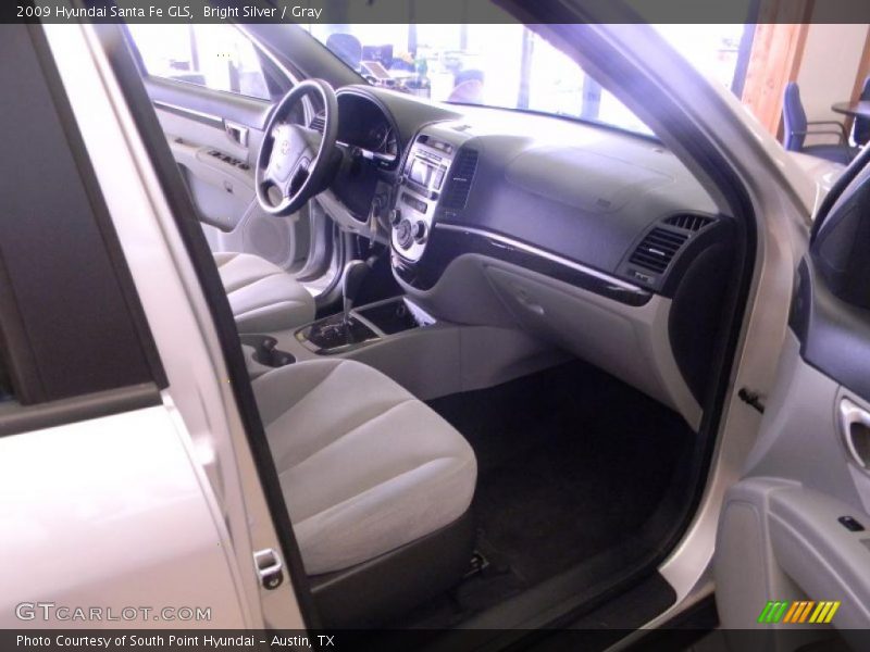 Bright Silver / Gray 2009 Hyundai Santa Fe GLS