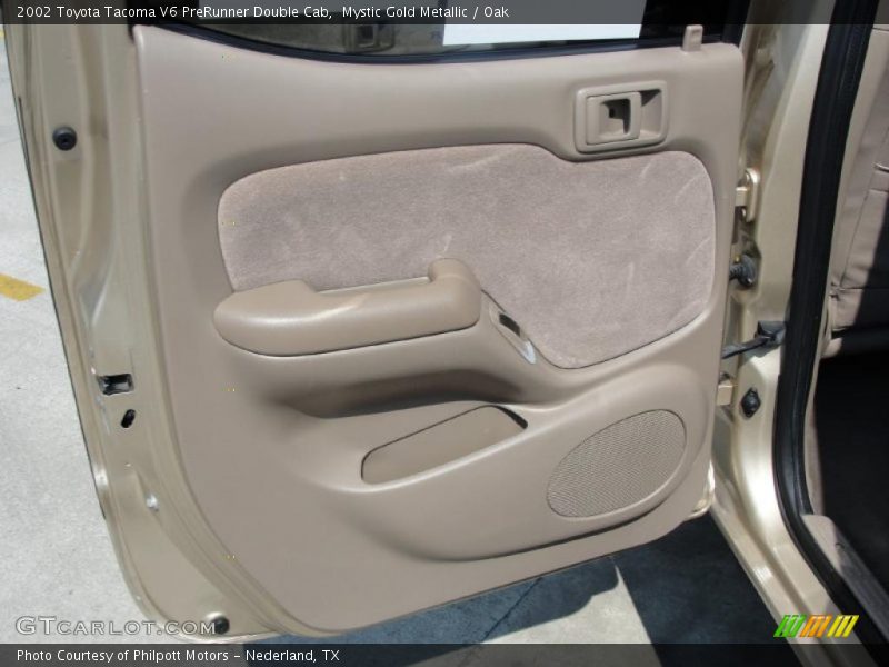 Mystic Gold Metallic / Oak 2002 Toyota Tacoma V6 PreRunner Double Cab