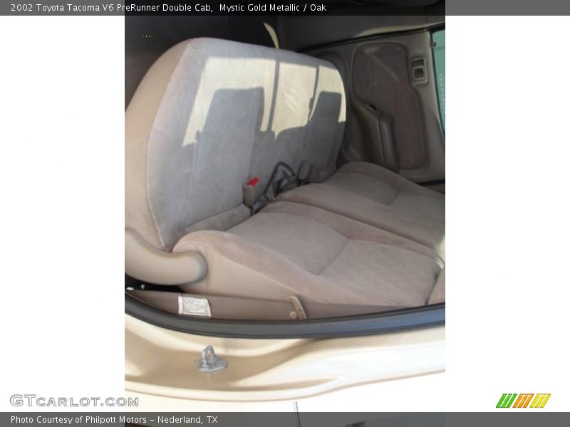 Mystic Gold Metallic / Oak 2002 Toyota Tacoma V6 PreRunner Double Cab