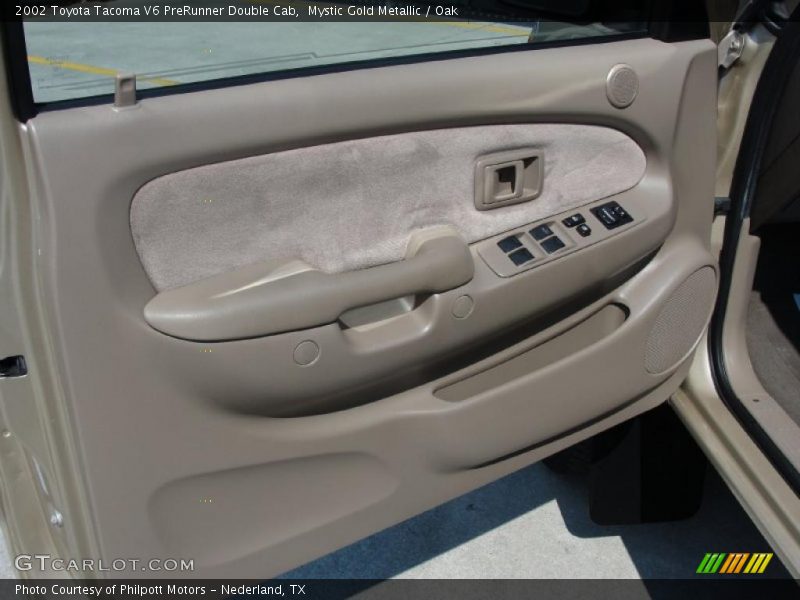 Mystic Gold Metallic / Oak 2002 Toyota Tacoma V6 PreRunner Double Cab