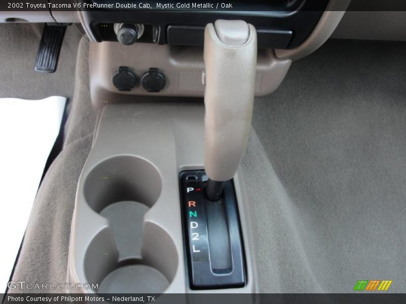Mystic Gold Metallic / Oak 2002 Toyota Tacoma V6 PreRunner Double Cab
