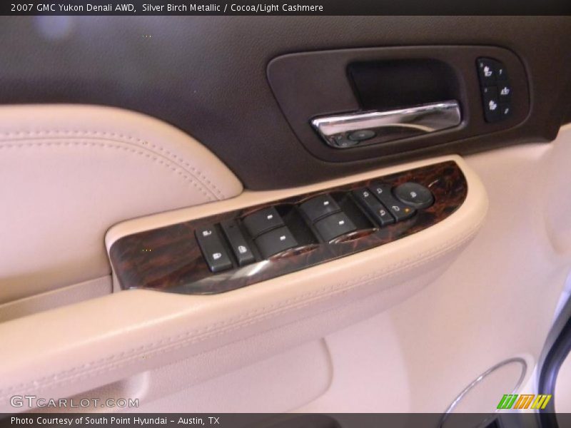 Silver Birch Metallic / Cocoa/Light Cashmere 2007 GMC Yukon Denali AWD