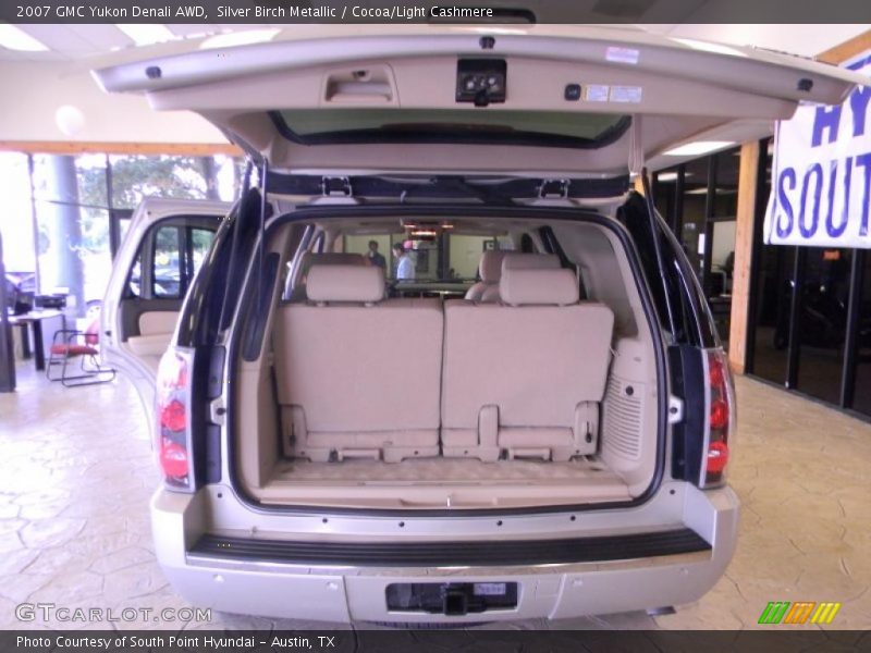 Silver Birch Metallic / Cocoa/Light Cashmere 2007 GMC Yukon Denali AWD