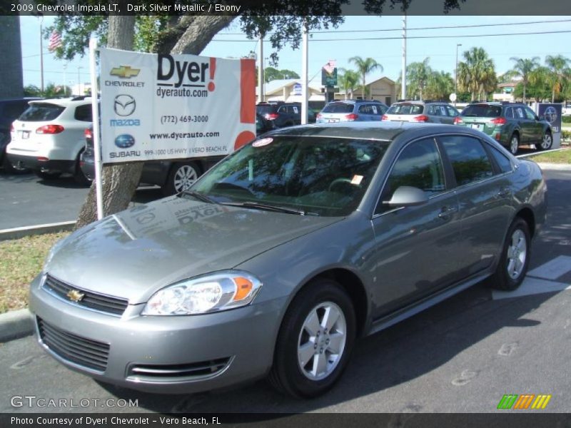Dark Silver Metallic / Ebony 2009 Chevrolet Impala LT