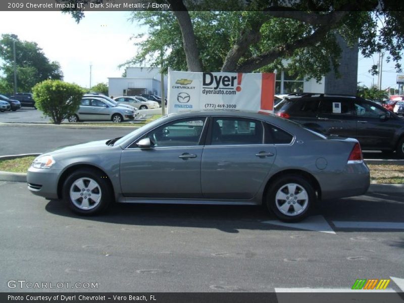 Dark Silver Metallic / Ebony 2009 Chevrolet Impala LT