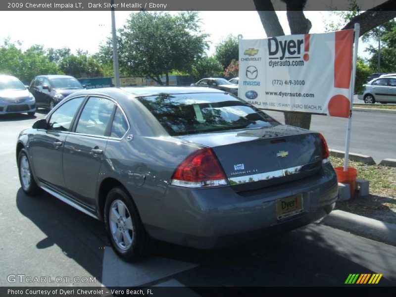 Dark Silver Metallic / Ebony 2009 Chevrolet Impala LT
