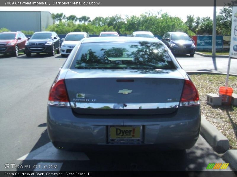 Dark Silver Metallic / Ebony 2009 Chevrolet Impala LT