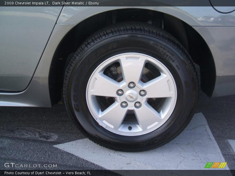 Dark Silver Metallic / Ebony 2009 Chevrolet Impala LT