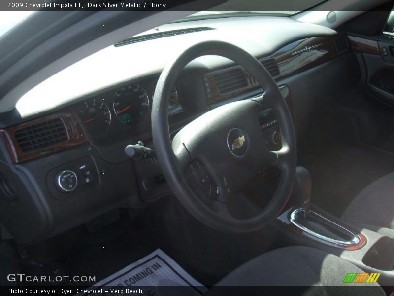 Dark Silver Metallic / Ebony 2009 Chevrolet Impala LT
