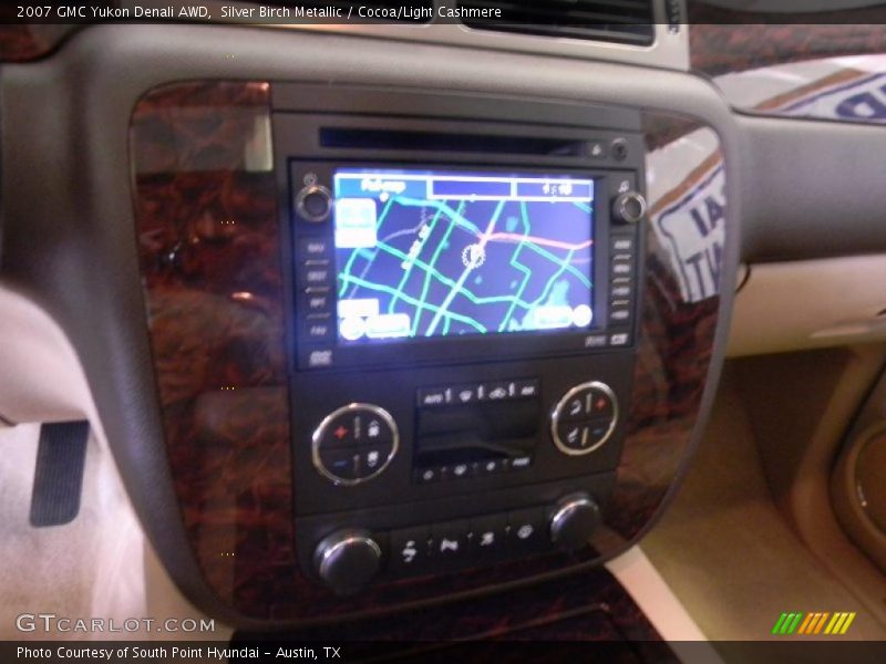 Silver Birch Metallic / Cocoa/Light Cashmere 2007 GMC Yukon Denali AWD