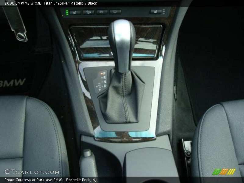 Titanium Silver Metallic / Black 2008 BMW X3 3.0si