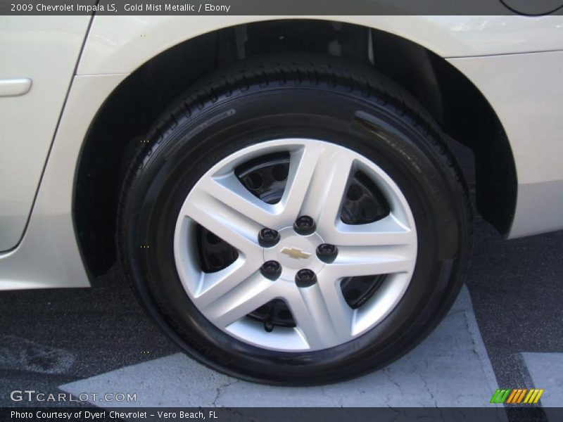 Gold Mist Metallic / Ebony 2009 Chevrolet Impala LS